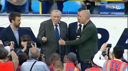 FK Željezničar - FK Sloboda / Govor Ivice Osima na otvaranju istočne tribine