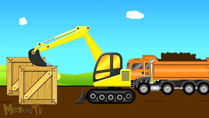 JCB Excavator - Toys Trucks For Kids - Children Video-95jqJkS3NV8