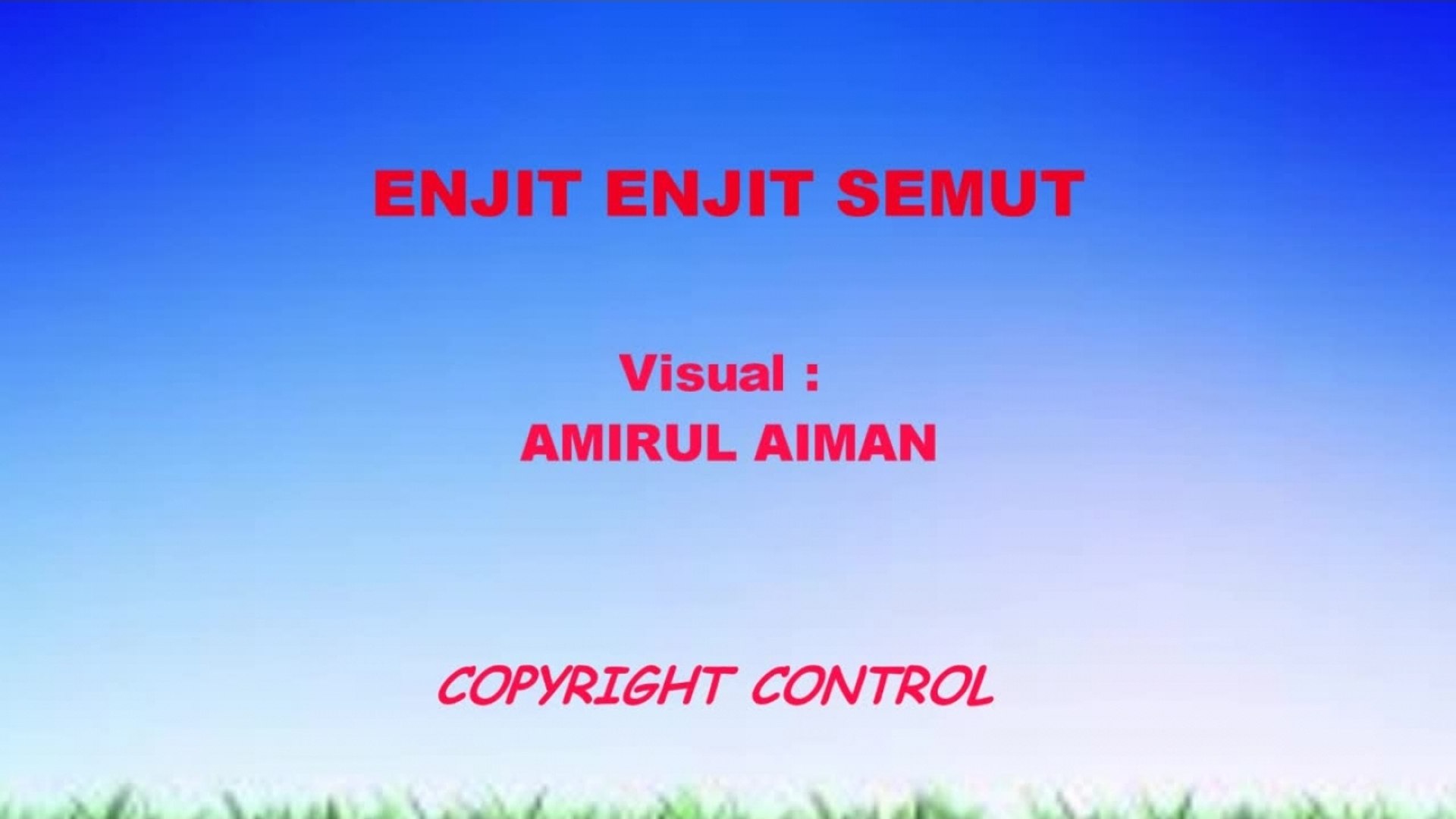Lagu Kanak Kanak Enjit Enjit Semut Video Dailymotion
