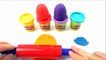 Learn Colors Shapes & th Play Doh Surprise Eggs – What shape will