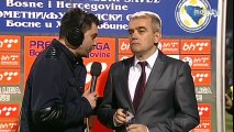FK Željezničar - FK Sloboda 1:0 / Izjava Jagodića (1.pol)