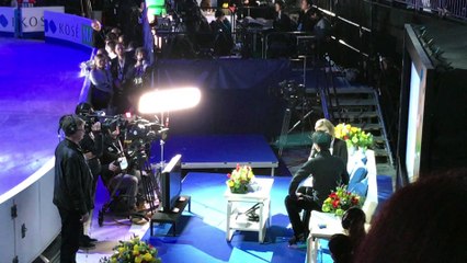 2017 WC Helsinki - Yuzuru Hanyu's Interview and Men's Medal Ceremony Part 1