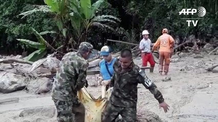Avalancha en Colombia deja al menos 112 muertos