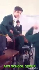 Army public school peshawar  brave student play in class after Attack