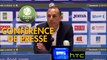Conférence de presse Havre AC - Stade de Reims (1-1) : Oswald TANCHOT (HAC) - Michel DER ZAKARIAN (REIMS) - 2016/2017