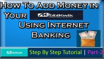 How to Add Money in Your Mobikwik Wallet Using Internet Banking