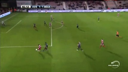 Xavier Mercier Goal HD - Kortrijk	1-1	Mouscron-Peruwelz  01.04.2017