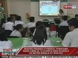 Wikang French, itinuturo nang libre sa 15 science high schools sa Metro Manila at Visayas