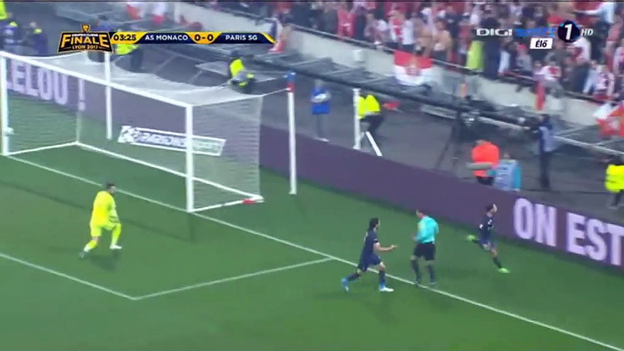 Julian Draxler Goal HD - Monaco 0-1 PSG - 01.04.2017