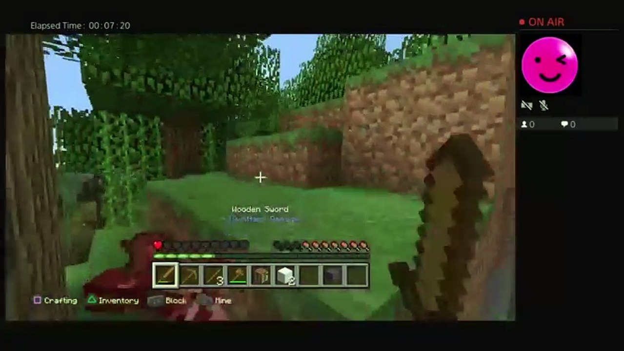 Christians_Rock's Live PS4 Broadcast on minecraft ep 1