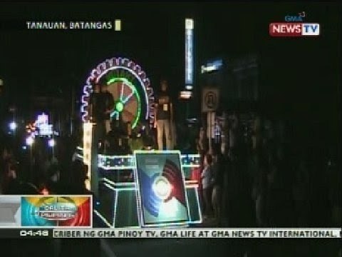 BP: Makukulay na floats, ipinarada sa parade of lights sa Tanauan City, Batangas
