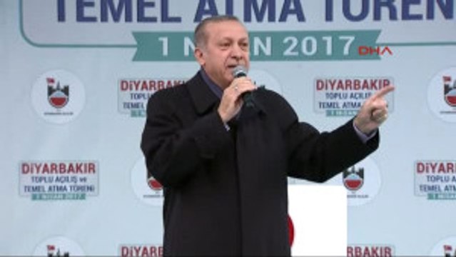Diyarbakır - Erdoğan PKK Yanlıları 'Barış Barış' Diyor, Soruyorum; Elde Silah Varken Barış Olur mu 2