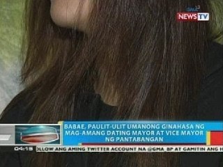 Babae, paulit-ulit umanong ginahasa ng mag-amang dating mayor at vice mayor ng Pantabanga
