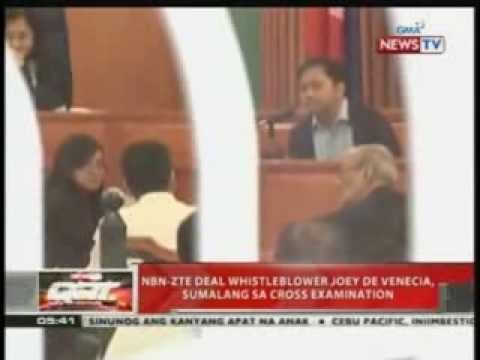 QRT: NBN-ZTE deal whistleblower Joey de Venecia, sumalang sa cross examination