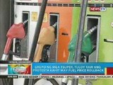 Grupo ng mga tsuper, tuloy raw ang protesta kahit may fuel price rollback