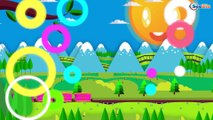 Trenes infantiles - Dibujos animados - Aprender a contar - Tren de colores - Carritos para niños