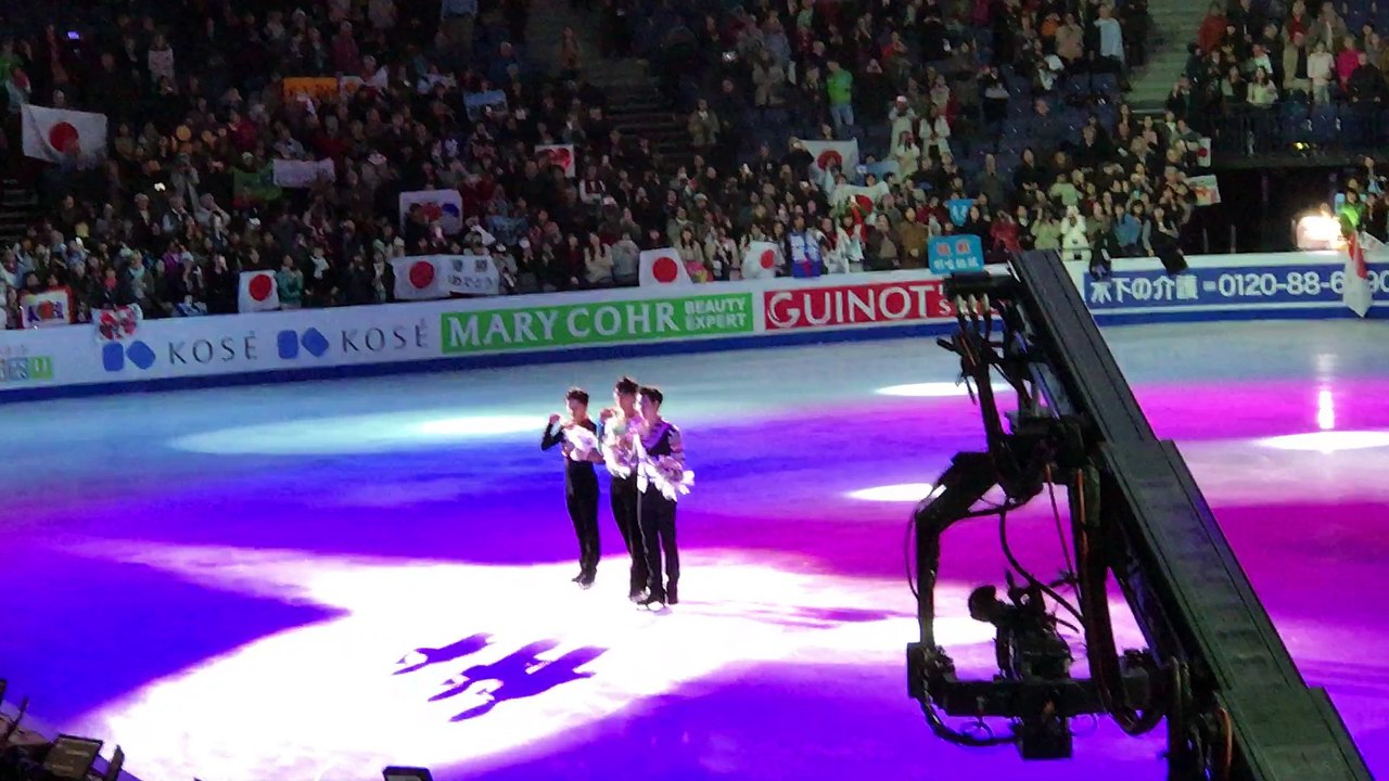 2017 WC Helsinki - Yuzuru Hanyu's Interview and Men's Medal Ceremony Part 2
