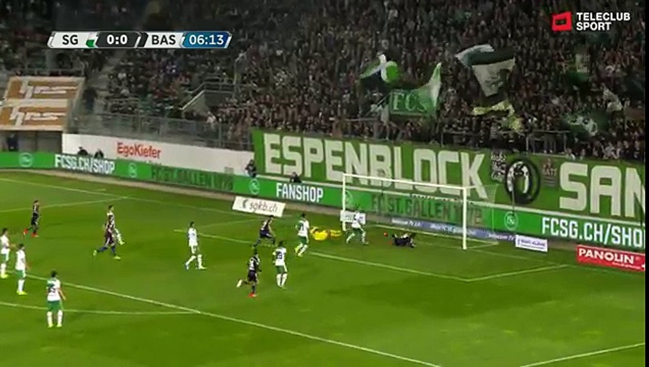 St.Gallen 0:1 FC Basel (Swiss Super League 1.April 2017)