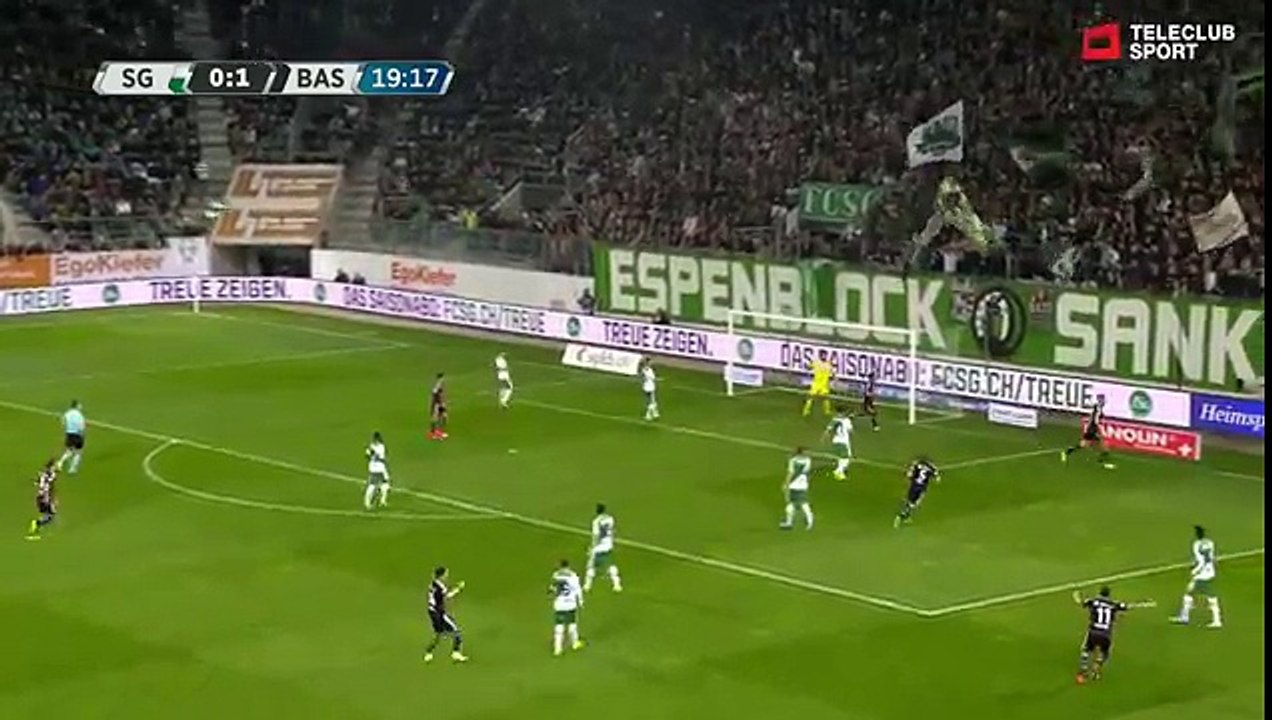 St.Gallen 0:2 FC Basel (Swiss Super League 1.April 2017)