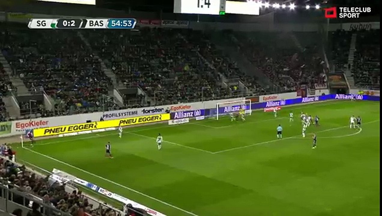 St.Gallen 0:3 FC Basel (Swiss Super League 1.April 2017)