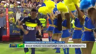 Boca Juniors 1 Defensa y Justicia 0 - Primera Division 2017 - Fecha 18