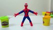 Play Doh Spiderman Iron tain America _ How To Make Super Heroes With Play-Doh Collec