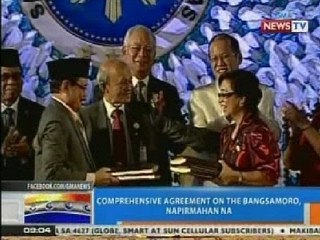 NTG: Comprehensive Agreement on the Bangsamoro, napirmahan na