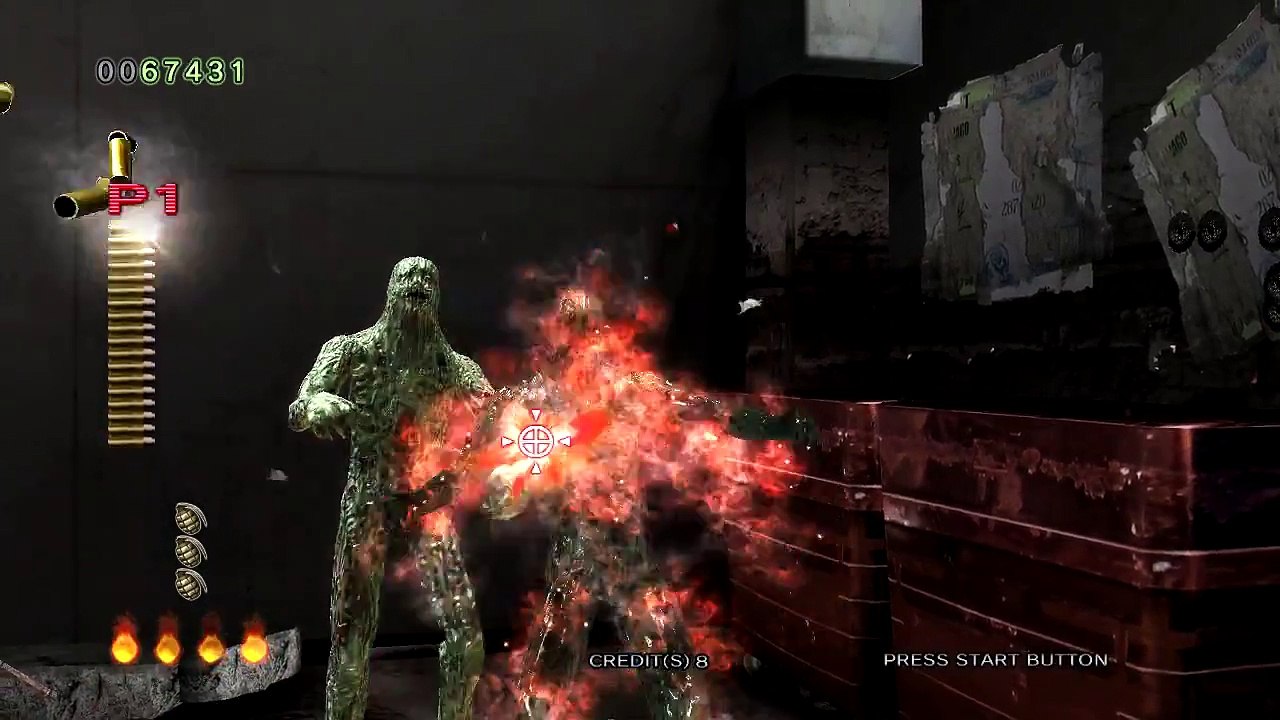 The House of the Dead 4 Arcade game walkthrough chapter 3 on playstation 3 ps3