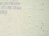 Bipra BDrive Disque dur externe portable USB 30 25 NTFS Bleu 400GB