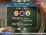 NTG: Oil price hike, ipinatupad ng ilang oil