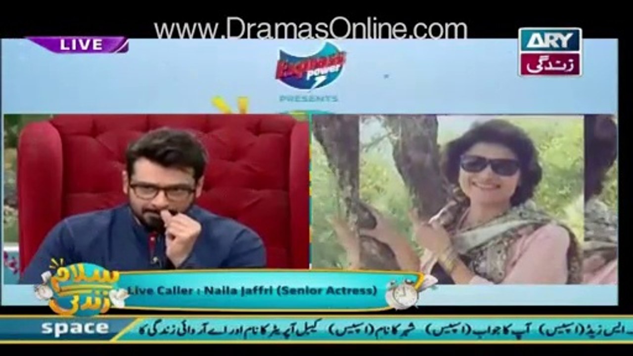 Last Stage of Cancer Nayla Jafri Came to Live Show