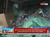 NTVL: May P10-M halaga ng pirated DVD, nakumpisa sa raid ng OMB