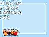 HP Pro x2 612 i54202Y 256GB W81 Pro Tablette tactile 125 3175 cm 256 Go Windows