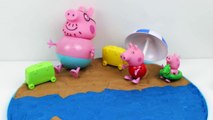 Play Doh Peppa Pig Holiday Toy English episode At The Beach ep  cartoon inspired-pR7Ta