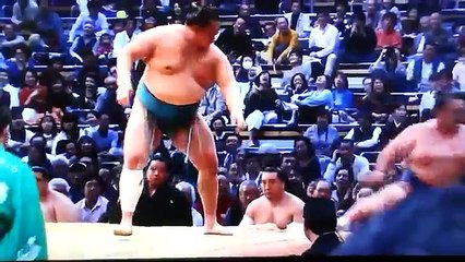 【1118 豪栄道 初黒星！！玉鷲が2大関破る殊勲！！】 綱とり6日目 (4)