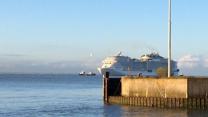 Retour d'essais mer pour le paquebot Meraviglia