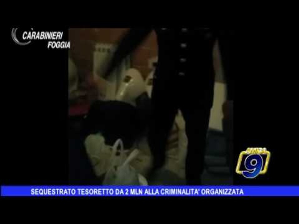 Criminalità organizzata, sequestrato tesoretto da due milioni di euro. Arrestato cerignolano