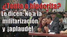 EPN ¿Tonto o hipócrita? Le dicen a la cara 