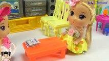 Đồ chơi trẻ em Bé Na & Nhật ký Chibi búp bê tập Học bài Baby Doll Stop motion Kids toys