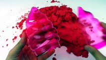DIY Make Colors Kinetic Sand Ice Cream Cone Icecream Rainbow Learning Colors Ice Cream Molds-unMgIbaXyfQ