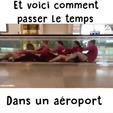 Quand ton équipe d'aviron est à l'aéroport !