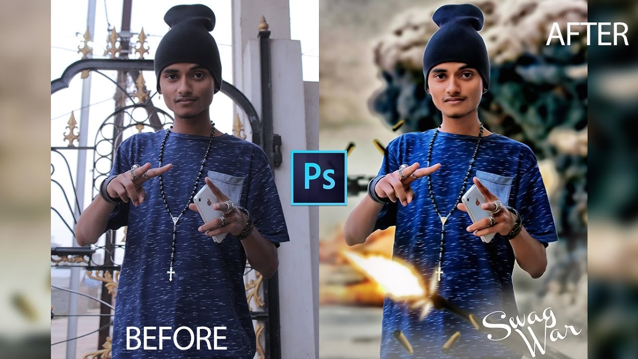 Photoshop Basic Manipulation - Photoshop CC Tutorial
