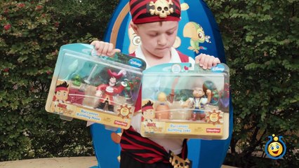 GIANT EGG SURPRISE OPENING Jake and the Neverland Toys & Animal Planet Sharks Kids Video-yfBq_mKV4z0