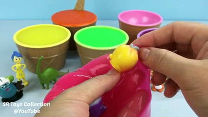 Gooey Slime Ice Cream Surprise Cups Play & Learn Colours with Playdough Ducks Fun Creative for Kids-SfJfP1NhPts