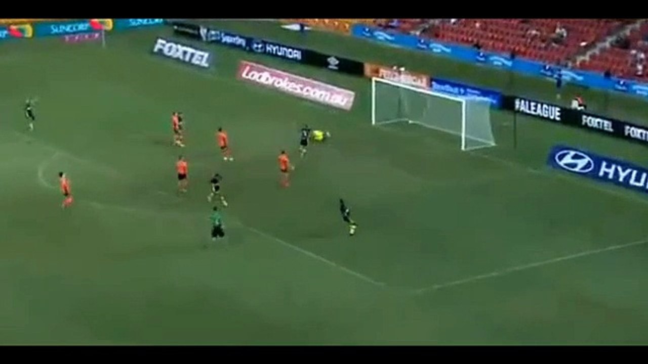 Fabio Ferreira Goal- Brisbane Roar - Central Coast Mariners 02-04-2017
