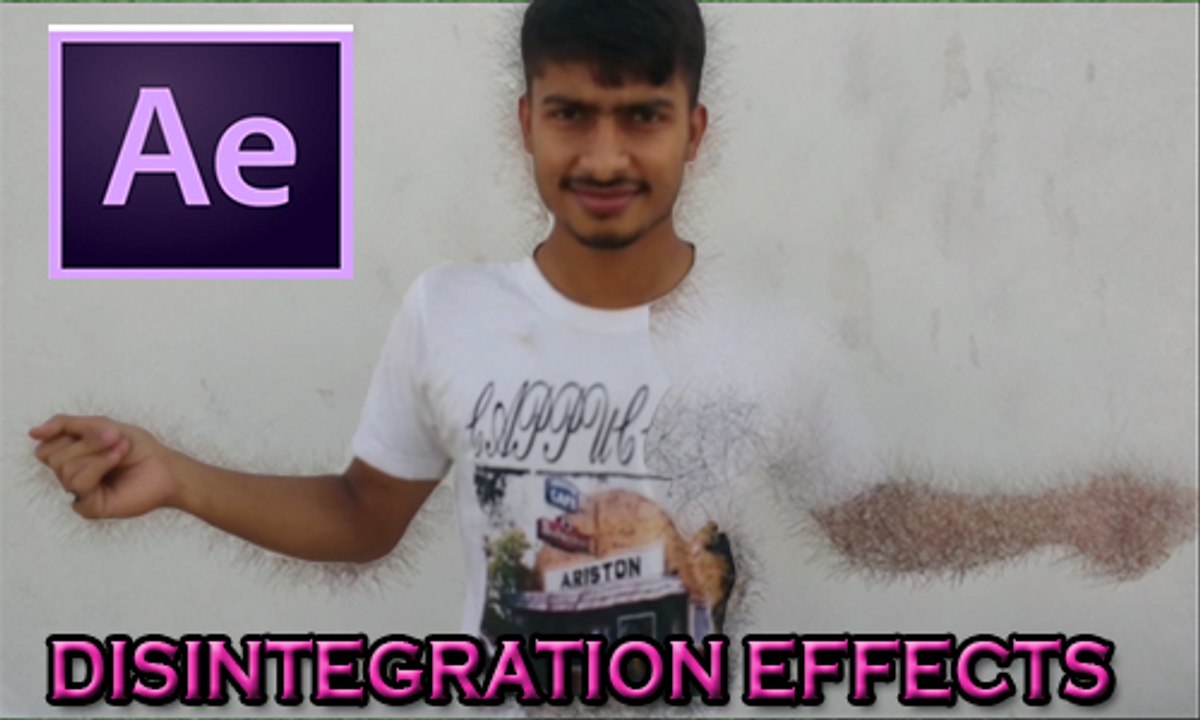 After Effect Tutorials- Disintegration Effects