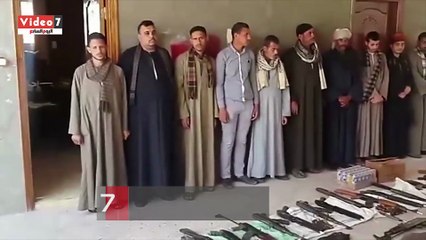الأمن العام يضبط 21 قطعة سلاح بينها بنادق آلية وخرطوش بأسيوط