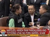 UB: Napoles, handa raw pangalanan ang totoong utak ng pork barrel scam