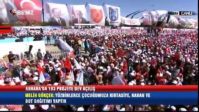 Melih Gökçek: Her hain ve her terörist hayır diyor