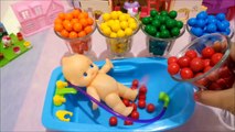 LEARN COLOURS Baby Doll Bath Tes ♥ Toys World Video